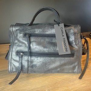 Carla Mancini Brinkley Black Silver Bag Purse